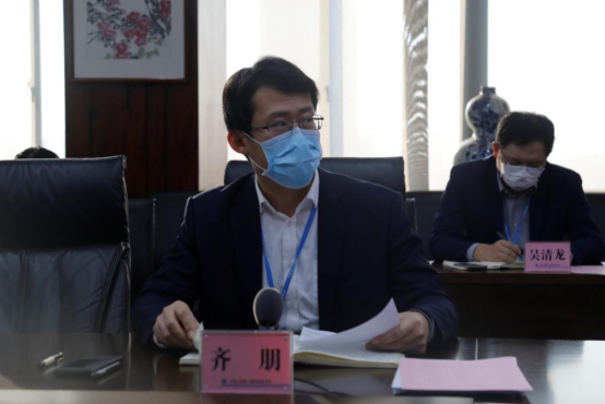 齐朋首先传达了局春节后复工资源保障推进会会议精神,并指出了各单位